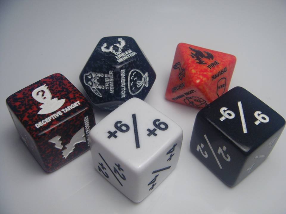 of custom RPG randomizer dice, usable in the widest variety of role-playing...