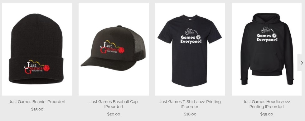 Just Games Merch &#8211; Preorder the 2022 Printing