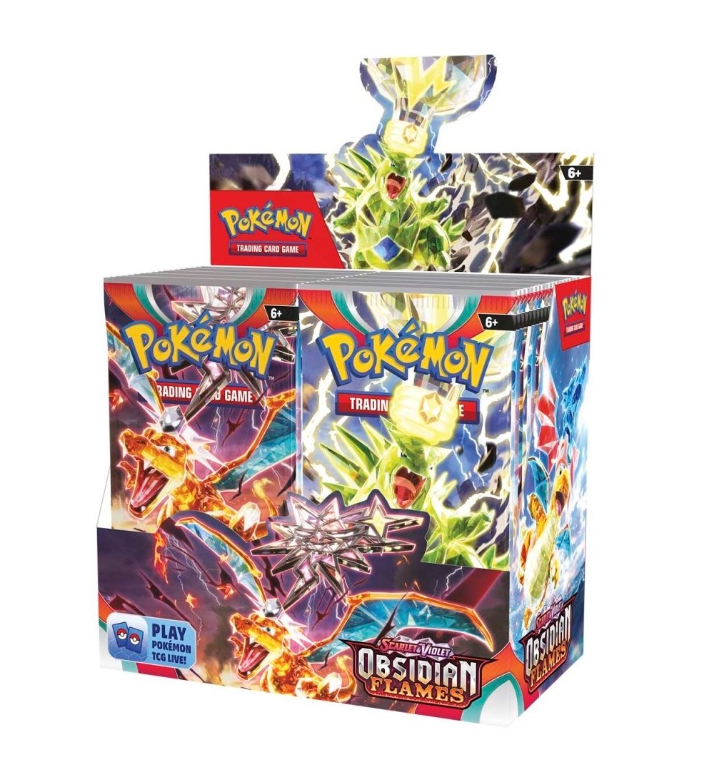 Pokemon Obsidian Flames Prerelease, July 29 and Aug 4