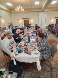 People playing at commander sealed