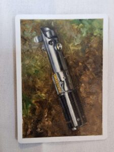 artist proof lightsaber painting